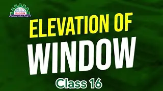 Elevation of Window | AutoCAD 2D Drawing Tutorial | Class 16 | Ridon Technical Institute
