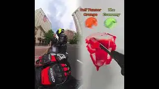 When stopping pays off 😅 (via VaGhostRideryt) #bikers #cops #fyp #bikelife #police #foryou #cop