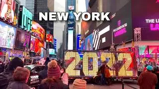 First Day Of Winter 2021 In New York City [4K HDR]