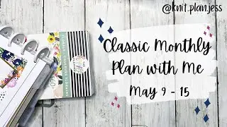May 9 - 15 || Classic Monthly Plan with Me || Flower Power!