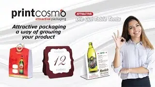Where to buy Die Cut Table Tents | Unique Table Tents | Menu Table Tent Cards