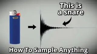 Making A BEAT Using HOUSEHOLD Items (How To Sample Anything)