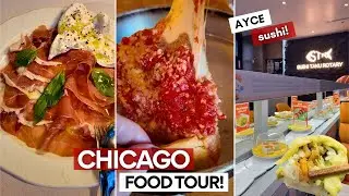 The Ultimate Chicago Food Tour: AYCE Sushi Challenge, Fancy Pasta & My First Deep Dish!