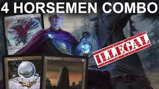 SHADOW BANNED! Legacy 4 Horseman Combo. Paper Magic's Forbidden Deck MTG