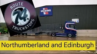 Northumberland and Edinburgh #automobile #scaniav8power #farming #europeantrucks