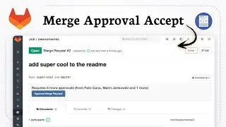 How to approve merge request in GitLab (Branch Accept)