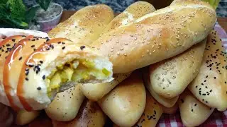 Я никогда не прекращаю его готовить ‼️ Хороший хлеб с начинкой 🔝👌