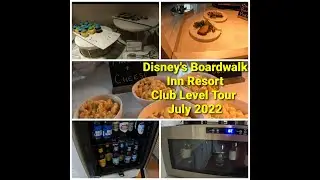 Disney's Boardwalk Inn Resort Club (The Innkeeper's Lounge) and Concierge Level Tour July 2022