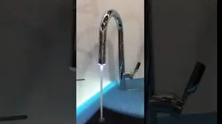 Danze touchless faucet operation w/light