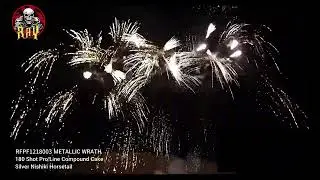 RFPF1218003 180'S Metallic Wrath Compound Cake#fireworks #fireworksfactory