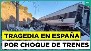 40 fallecidos deja choque de trenes en España