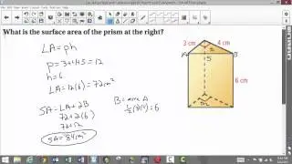 Lateral Area and Surface Area of Prisms and Cylinders