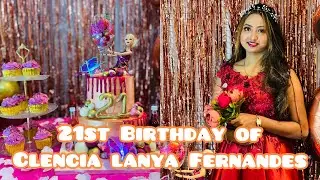 21st Birthday Vlog of Clencia Lanya Fernandes || 09-02-2022 || Celebration in Swindon UK