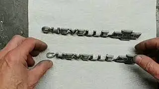 1973 Chevelle Emblem Pot Metal Letter Casting