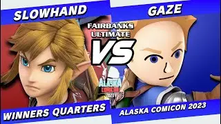Alaska Comic Con 2023: Slow~Hand (Link) vs. Gaze (Mii SwordFighter) - SSBU Pools Winners Quarters