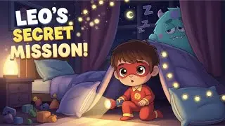 Leo&rsquo;s Secret Mission| Kids Animation About Imagination & Bedtime Adventure | 2D Cartoon for Children