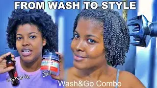 Curl Definition Wash and Go type 4 Natural Hair but No Flakes No Shrinkage and why using a Diffuser