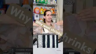 Why Wool Shrinks - Explained By A Dry Cleaner #laundry #wool #diy