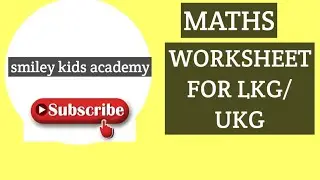 DIY#MATHS#WORKSHEET#Nursery