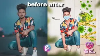 Lockdown photo editing | lockdown concept Photo editing 2021| how to edit lockdown photo | #covid-19