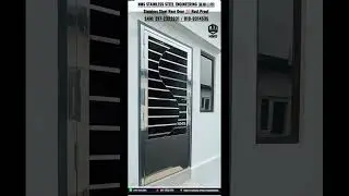 Stainless Steel Doors 💯 Rust Proof白钢单门和厨房后门💥防锈耐用 💯#stainlesssteelDoors