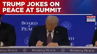 Trump Jokes On 'Peace' At Peace Summit; Mentions Greenland, Venezuela In Board Of Peace Quip