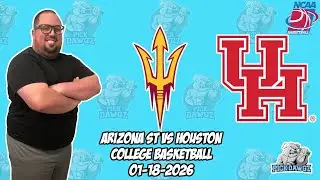 Arizona State vs Houston 1/18/26 Free College Basketball Picks and Predictions | NCAAB Pick