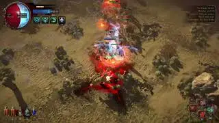 POE Hardcore DeliriumPS4, Necromancer - Infernal Legion Vaal Skeletons