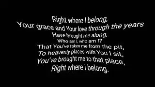 RIGHT WHERE I BELONG - BIBLE TABERNACLE capetown