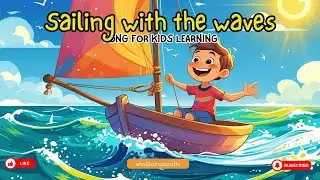 Sailing with the Waves ⛵ | Fun Ocean Song for Kids | Splash, Play & Learn!