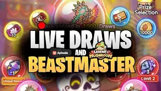 🚀 LIVE: DRAWS and BEASTMASTER tests in Legend of Mushroom