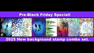 2025 new release Background stamp + Pre black Friday special promotion