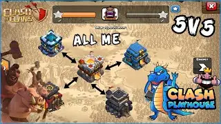5v5 me vs a random clan | Clash of Clans