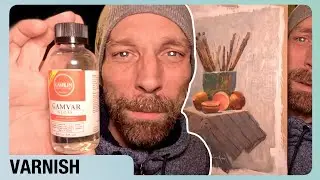 What is wrong with this varnish? - Gamvar Gamblin