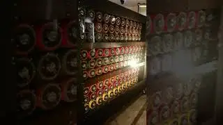 2021.09 The hypnotising sound of the Bombe machine. Bletchley Park, Enigma code braking process.