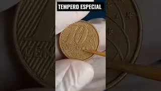 Moeda com tempero especial! 10 centavos 2008, com cunho quebrado. #shorts
