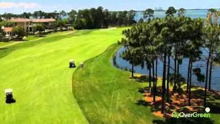 Burnt Pine Golf Club - drone aerial video - Burnt Pine - Hole#13