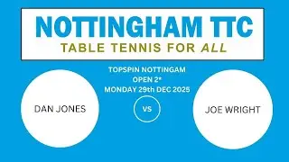 Open 2* - 29-12-25 - Dan Jones v Joe Wright