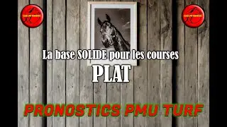  Dernière METHODE PMU 2025 CHOIX D'UNE BASES SOLIDE POUR LES COURSES 