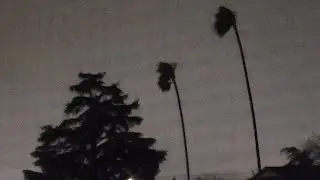 California Storm, Very Strong Gusty Windy SSE Widns & Rain Sacramento 1:56am January 5, 2023 both Si
