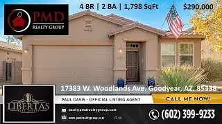 Goodyear Arizona Home For Sale 17383 W Woodlands Ave Goodyear, AZ 85338 in Canyon Trails in Goodyear