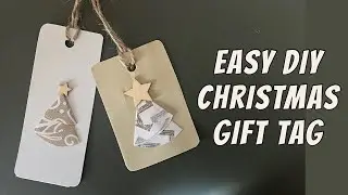 Easy Christmas Gift Tag | How to make minimalist and beautiful gift labels | DIY Kids Crafts