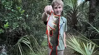 We caught a WHOPPER 5 POUNDER BASS! - Backyard Boaters