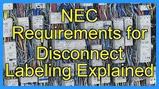 NEC Requirements for Disconnect Labeling Explained