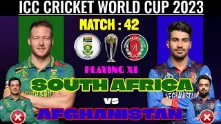 ICC MenCricket World Cup 2023| Match No- 42|Southafrica vs Afghanistan Team Best Playing Xi Discuss|