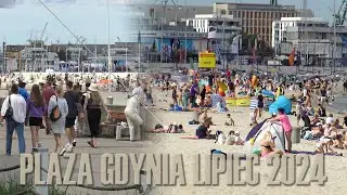 Gdynia | Plaża Morze Bulwar | Lipiec 2024