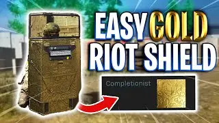 EASY RIOT SHIELD GOLD CAMO GUIDE | Tips And Tricks | HOW TO GET GOLD FOR THE RIOT SHIELD FAST