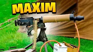 Maxim Machine Gun - The TRUE That Changed WAR Forever
