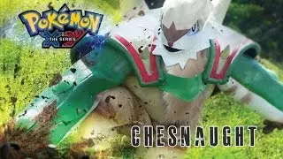 Powerful Pokemon Chesnaught EX Kalos Power Tin Opening! (Great pulls!)