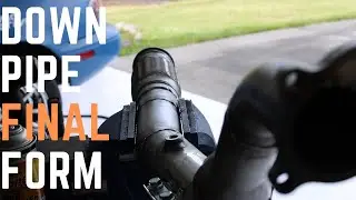 Building Custom Miata Downpipe: Finally welded up!
